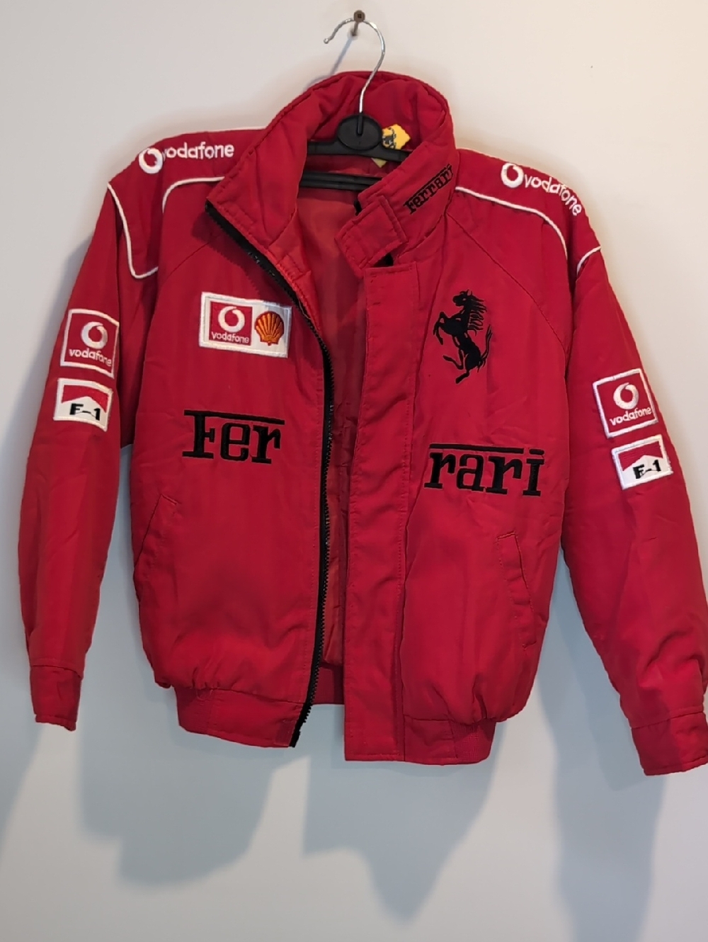 Boys Ferrari Red Racing Jacket
